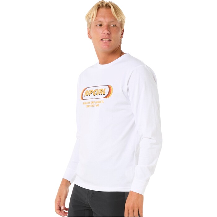 2025 Rip Curl Mens Icons Of Surf Long Sleeve Rash Tee 12EMRV